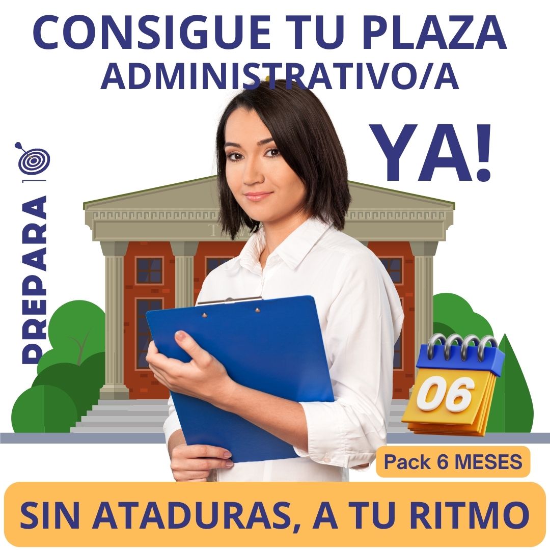 Oposiciones Administrativo Pack 6 meses